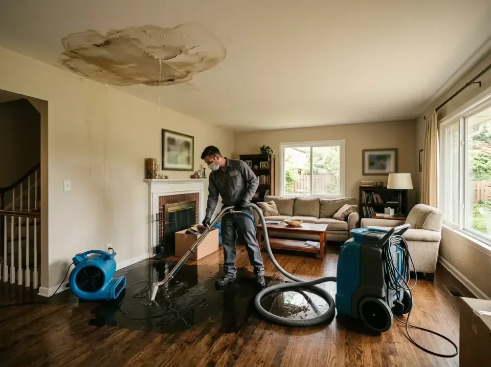 attic-pipe-burst-ceiling-drip-008 — frequently asked questions, Water Damage Restoration & Carpet Care in Fort Washington, MD